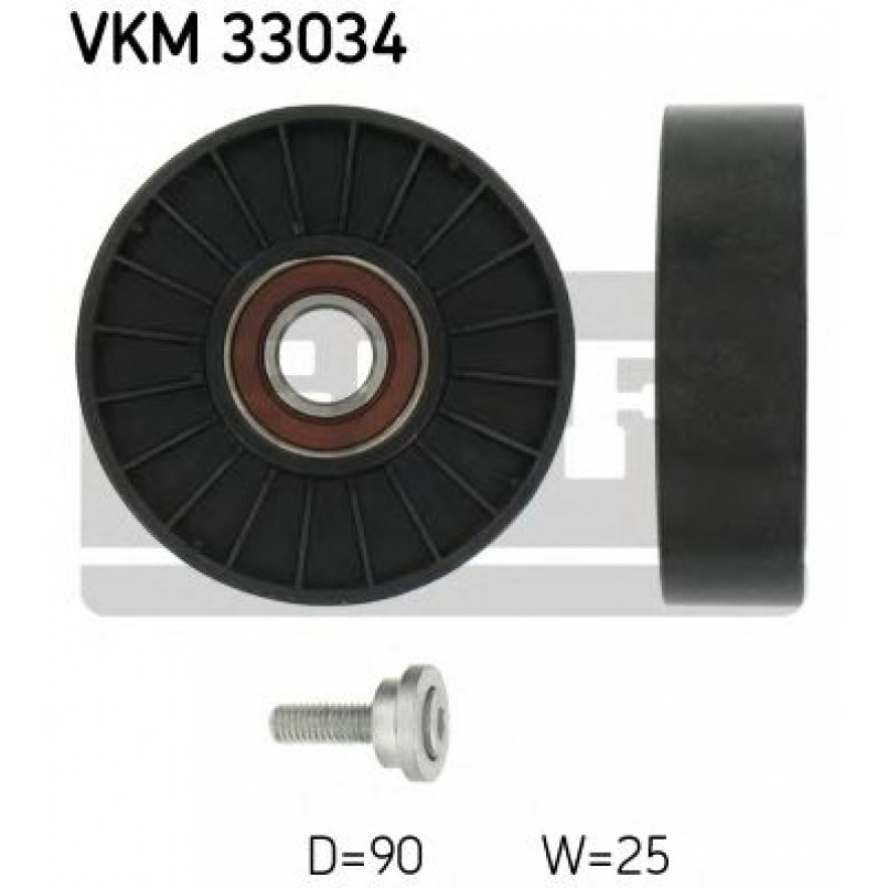 VKM 33034 SKF Обводний ролик